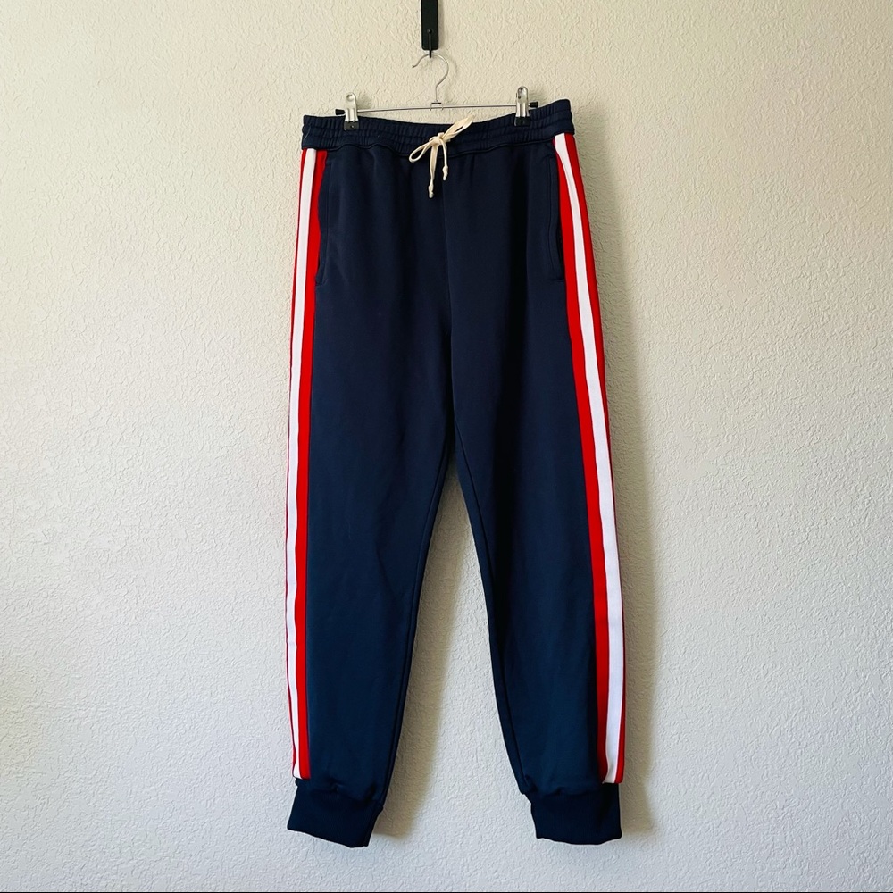 MOTHER The Runner Stripe Jogger Sweatpants Size Medium